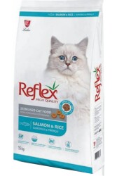 Reflex Somonlu ve Pirinçli Kısırlaştırılmış Yetişkin Kedi Maması 15 kg - Reflex