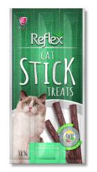 Reflex Sticks Kuzu Etli ve Kedi Çimli Kedi Ödül Çubukları 3 X 5 gr - Reflex