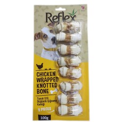 Reflex Tavuk Etli Düğüm Kemik Ödülü 8'li 100 gr - Reflex
