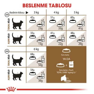 Royal Canin Ageing +12 Yaş Yaşlı Kedi Maması 2 kg - 5