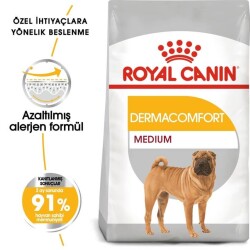 Royal Canin CCN Dermacomfort Medium Orta Irk Yetişkin Köpek Maması 12 kg - Royal Canin