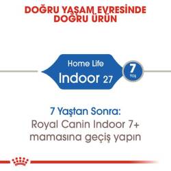 Royal Canin Indoor 27 Evden Çıkmayan Kedilere Özel Mama 2 kg - 2