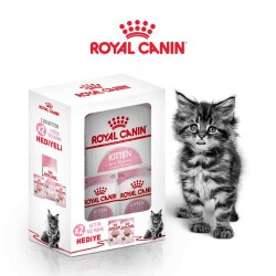 Royal Canin Kitten 26 Yavru Kedi Maması 2 kg + 2 Adet Pouch + Çelik Mama Kabı Hediyeli - Royal Canin
