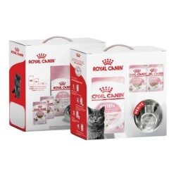 Royal Canin Kitten 26 Yavru Kedi Maması 2 kg + 6 Adet Pouch + Çelik Mama Kabı Hediyeli