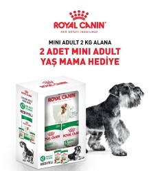 Royal Canin Mini Adult Küçük Irk Yetişkin Köpek Maması 2 Kg + 2 Adet Pouch Hediyeli - Royal Canin