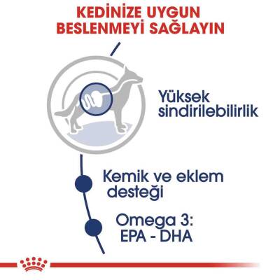Royal Canin Maxi Adult Büyük Irk Yetişkin Köpekler İçin Parça Etli Konserve Mama 140 gr X 10 Adet - 5