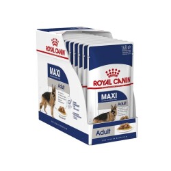 Royal Canin Maxi Adult Büyük Irk Yetişkin Köpekler İçin Parça Etli Konserve Mama 140 gr X 10 Adet