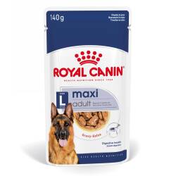 Royal Canin Maxi Adult Büyük Irk Yetişkin Köpekler İçin Parça Etli Konserve Mama 140 gr - Royal Canin