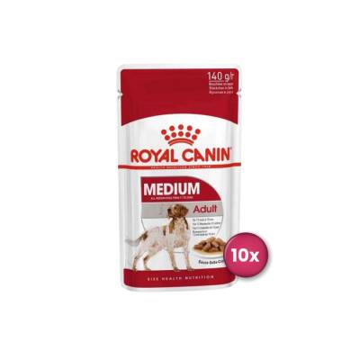 Royal Canin Medium Adult Orta Irk Yetişkin Köpekler İçin Parça Etli Yaş Mama 140 gr X 10 Adet - 2