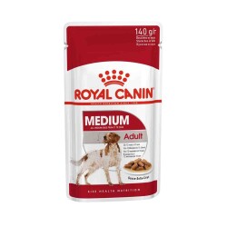 Royal Canin Medium Adult Orta Irk Yetişkin Köpekler İçin Parça Etli Yaş Mama 140 gr X 10 Adet - 3