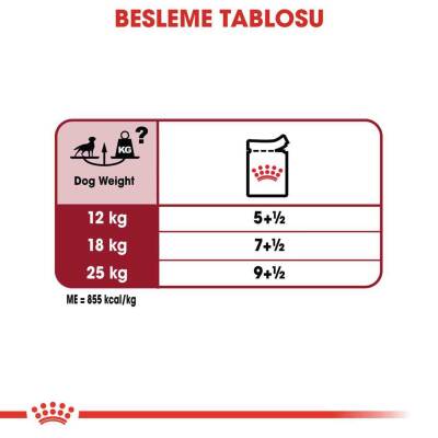 Royal Canin Medium Adult Orta Irk Yetişkin Köpekler İçin Parça Etli Yaş Mama 140 gr X 10 Adet - 4