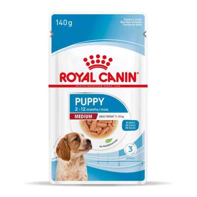 Royal Canin Medium Puppy Orta Irk Yavru Köpekler İçin Parça Etli Konserve Mama 140 gr - 2