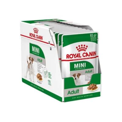 Royal Canin Mini Adult Pouch Yetişkin Köpek Konserve 85 gr X 12 Adet - 1