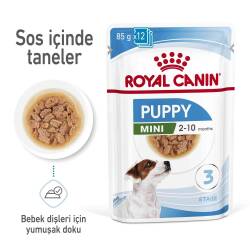 Royal Canin Mini Puppy Küçük Irk Yavru Köpek Konservesi 85 gr - 5