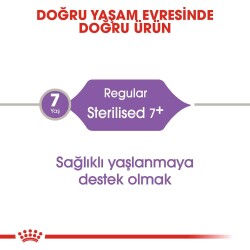 Royal Canin Sterilised +7 Kısırlaştırılmış Yaşlı Kedi Maması 1,5 kg - 3