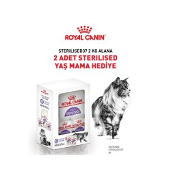 Royal Canin Sterilised Bundle 37 Kısırlaştırılmış Yetişkin Kedi Maması 2 Kg + 2 Adet Sterilised Yaş Mama 85 Gr - Royal Canin