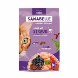 Sanabelle Devekuşu Etli Yetişkin Kedi Maması 8 kg - Sanabelle