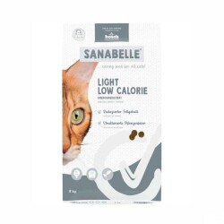 Sanabelle Light Düşük Kalorili Kümes Hayvanlı Yetişkin Kedi Maması 8 kg - Sanabelle