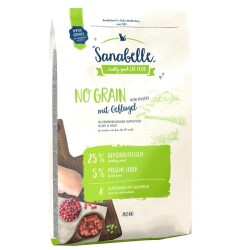 Sanabelle No Grain Kümes Hayvanlı Tahılsız Yetişkin Kedi Maması 10 g - Sanabelle