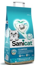 Sanicat Active Oksijen Marsilya Sabun Kokulu İnce Taneli Topaklanan Bentonit Kedi Kumu 10 lt - Sanicat