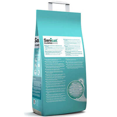 Sanicat Clumping White Cotton Fresh Oksijen Kontrol Emici Bentonit Kedi Kumu 20 lt - 2