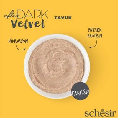 Schesir After Dark Mousse Tavuk Etli Tahılsız Yetişkin Kedi Konservesi 80 gr - 2
