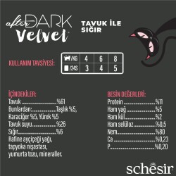 Schesir After Dark Mousse Tavuk ve Sığır Etli Tahılsız Yetişkin Kedi Konservesi 80 Gr - 3