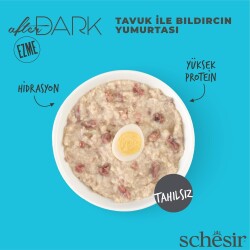 Schesir After Dark Pate Tavuk Etli ve Bıldırcın Yumurtalı Tahılsız Yetişkin Kedi Konservesi 80 gr - 2