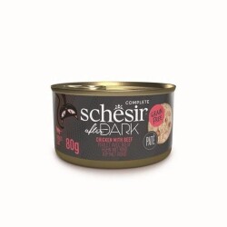Schesir After Dark Pate Tavuk Etli ve Sığır Etli Tahılsız Yetişkin Kedi Konservesi 80 gr - Schesir