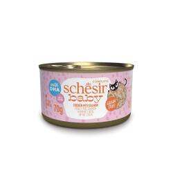 Schesir Tavuk ile Somon Et Suyunda Yavru Kedi Konservesi 70 gr - Schesir