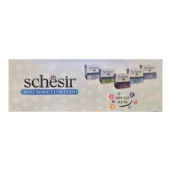 Schesir Pouch Deniz Mahsülleri Yetişkin Kedi Konservesi 85 gr (6 AL 5 ÖDE) - Schesir