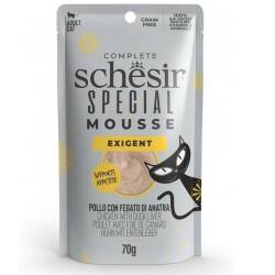 Schesir Exigent Mouse Tavuklu ve Ördekli Yetişkin Kedi Konservesi 80 gr - Schesir