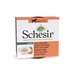 Schesir Fruit Tavuk ve Papaya Yetişkin Köpek Konservesi 150 gr - Schesir