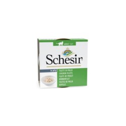 Schesir Jel İçinde Tavuk Etli Yetişkin Kedi Konservesi 85 gr - Schesir
