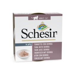 Schesir Jel İçinde Ton Balıklı Kinoalı Tahılsız Kedi Konservesi 85 gr - Schesir