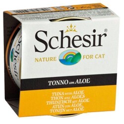 Schesir Jel İçinde Ton Balıklı & Aloeveralı Yetişkin Kedi Konservesi 85 gr - Schesir