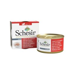 Schesir Jel İçinde Ton Balıklı & Karidesli Yetişkin Kedi Konservesi 85 gr - Schesir