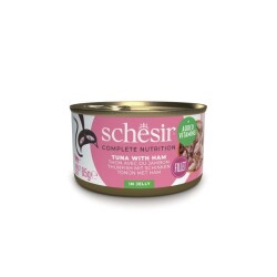 Schesir Jöle İçinde Ton Balığı ve Jambonlu Yetişkin Kedi Konservesi 85 gr - Schesir