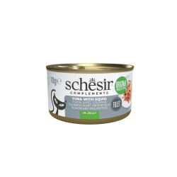 Schesir Jöle İçinde Ton Balıklı ve Kalamarlı Yetişkin Kedi Konservesi 70 gr - Schesir