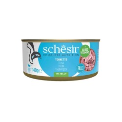 Schesir Jöle İçinde Ton Balıklı Yetişkin Kedi Konservesi 140 Gr - Schesir
