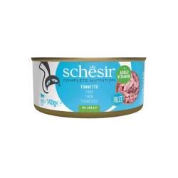 Schesir Jöle İçinde Ton Balıklı Yetişkin Kedi Konservesi 140 Gr - Schesir