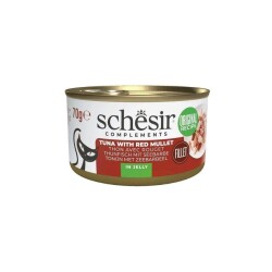 Schesir Jöle İçinde Ton ve Barbun Balıklı Yetişkin Kedi Konservesi 70 gr - Schesir