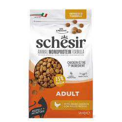 Schesir Hayvansal Monoprotein Formülü Tavuklu Yetişkin Kedi Maması 1,5 kg  - 2