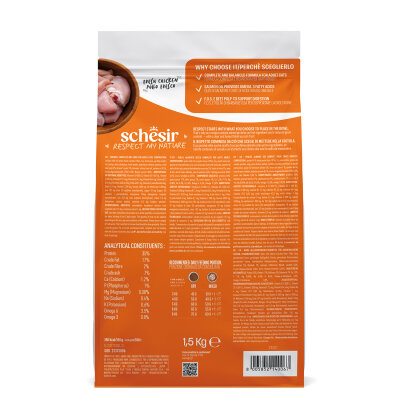 Schesir Hayvansal Monoprotein Formülü Tavuklu Yetişkin Kedi Maması 1,5 kg  - 3