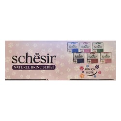 Schesir Nature Pouch Brine Serisi Balıklı ve Tavuklu Yetişkin Kedi Konservesi 85 gr (6 AL 5 ÖDE) - Schesir