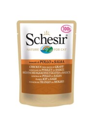 Schesir Pouch Kıyılmış Tavuklu Kedi Konservesi 85 gr - Schesir