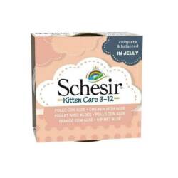 Schesir Kitten Tavuk ve Aloeveralı Yavru Konserve Kedi Maması 85 gr - Schesir