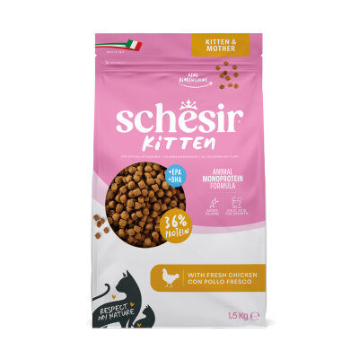 Schesir Kitten Tavuklu Yavru Kedi Maması 1,5 kg 