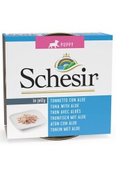 Schesir Ton Balıklı ve Aloe Veralı Jelly Yavru Köpek Konservesi 150 gr - Schesir