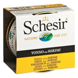Schesir Ton Balıklı ve Surimili Jöleli Kedi Konservesi 85 gr - Schesir